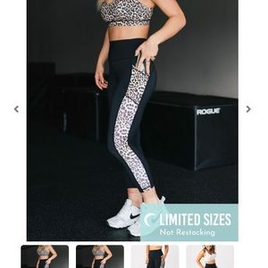 Leopard pocket Capri Zyia
